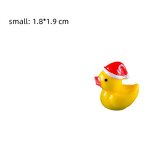 Christmas Little Yellow Duck Manufacturer - Mini Resin Crafts Decoration Moss Micro Landscape Ornaments for Garden Desktop Landscaping