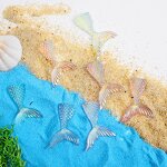Resin Mermaid Tail Ornaments Manufacturer - Colorful Simulation Small for DIY Fish for Tank Sand Table Micro Landscape Decoration