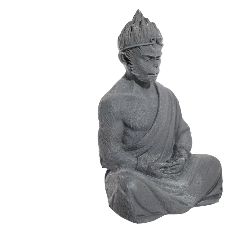 Buddha Statue Manufacturer - Customizable Fish Tank Ornament Rockery Water Grass Aquarium Resin Zen Micro Landscape Decor GR1314 Wukong