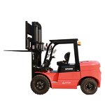 4WD Diesel Forklift Manufacturer - Competitive Price 5 Ton Heavy Duty Off-Road Quick Attach Powered Pallet Truck