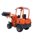 Mini Wheel Backhoe Loader Manufacturer - China Factory 800kg 1 Ton 2 Ton 4wd Hoflader Radlader