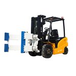 Forklift Attachment Manufacturer - HITOP Paper Roll Clamp Tyre Bale Clamp Drum Block Clamp Rotator Hinged Broke Handler