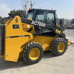 Backhoe Loader Manufacturer - Small XC760K Tractor Skid Steer with Attachment