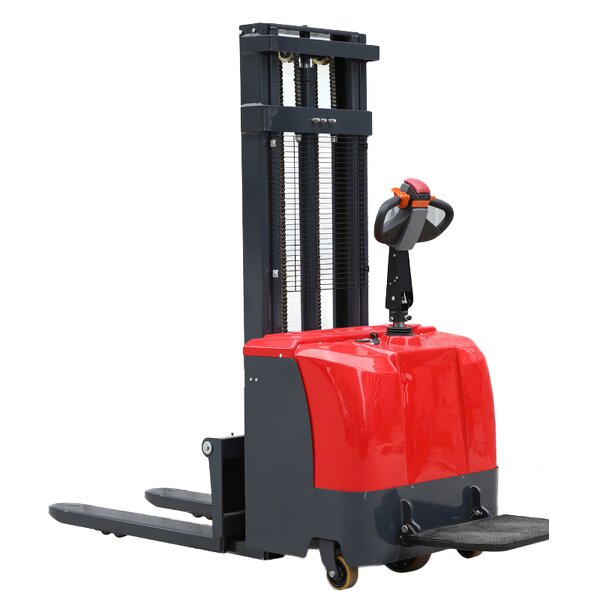 Electric Reach Stacker Manufacturer - Professional Factory Directly Supply 1200kg 1500kg Standing Type Fully
