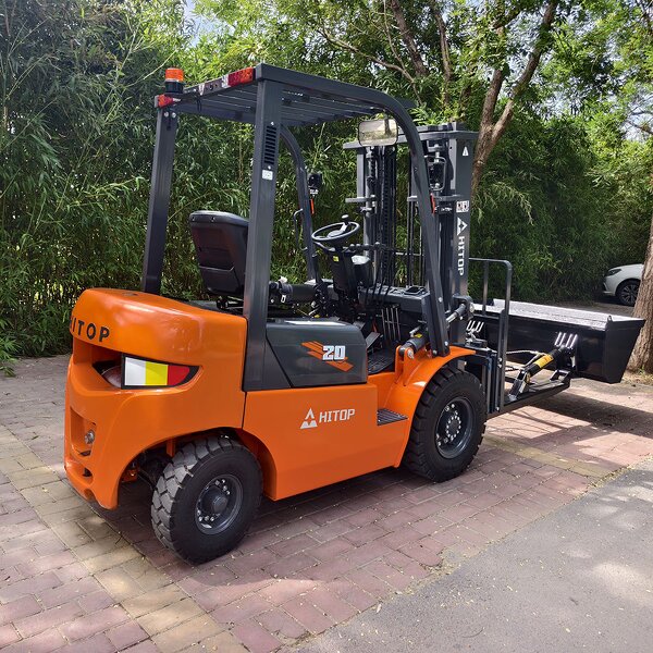 Diesel Forklift Manufacturer - Hitop Affordable Price Bucket Truck Attachment 2 Ton 2.5 Ton 3 Ton with Hinged Bucket