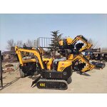 Mini Excavator Manufacturer - HITOP New Brand 1t 1000kg 1 Ton Pelle Hydraulique with 0.025m3 Bucket