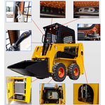Skid Steer Loader Manufacturer - China Farm Wheel Mini With Cabin
