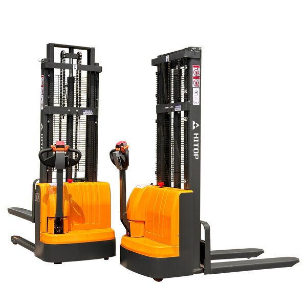 Electric Pallet Stacker Manufacturer - Fully 1.5 Ton 2 Ton 3m 6m Battery Powered Reach Walkie