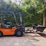 Diesel Forklift Manufacturer - Hitop Affordable Price Bucket Truck Attachment 2 Ton 2.5 Ton 3 Ton with Hinged Bucket
