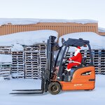 Electric Forklift Manufacturer - CPD25 Hot Selling 2.5 Ton Solid Tyres with 4.5m Container Mast Factory Price