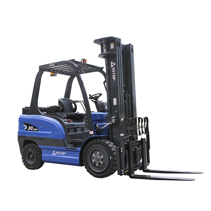 Lithium Electric Forklift Manufacturer - 3 Stage Mast Smooth Lifting 1 Ton 2 Ton for Indoor Warehouse Use