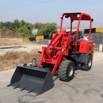 Electric Wheel Loader Manufacturer - New Arrival Telescopic Skid Steer 600Kg 800Kg 1000Kg Mini Frontend Radlader Elektro for Sale