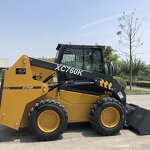 Skid Steer Loader Manufacturer - Skid-steer XC740K Minicargador 1ton Mini Backhoe