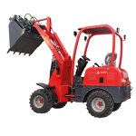 Electric Wheel Loader Manufacturer - Hitop Cheap Price Small Compact Garden 400kg 600kg 800kg 1000kg Small Lithium Battery Mini