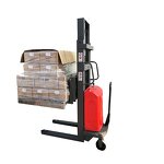 Semi-Electric Pallet Stacker Manufacturer - Made in China 1 Ton Semi Automatic 2T2M