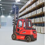 Electric Forklift Manufacturer - China New Brand Cabin with AC 1.5 Ton 3 Ton 5 Ton Solid Tyres for Cold Room