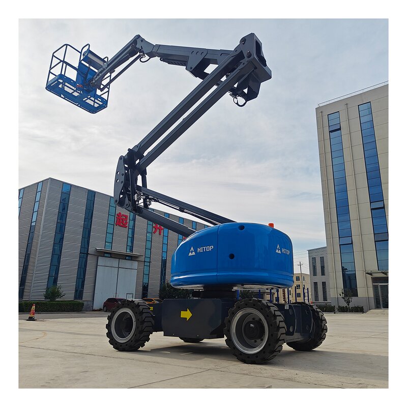 Articulated Boom Lift Manufacturer - Wholesale Portable 10m 22m Mobile Self-propelled High-altitude Operation Cherry Picker Price