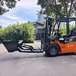 Diesel Forklift Manufacturer - Hitop Affordable Price Bucket Truck Attachment 2 Ton 2.5 Ton 3 Ton with Hinged Bucket