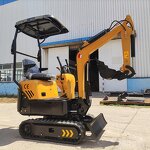 Mini Excavator Manufacturer - HITOP New Brand 1t 1000kg 1 Ton Pelle Hydraulique with 0.025m3 Bucket