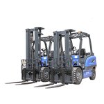 Lithium Electric Forklift Manufacturer - 3 Stage Mast Smooth Lifting 1 Ton 2 Ton for Indoor Warehouse Use
