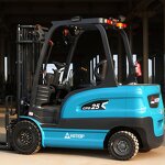 Counterbalance Forklift Manufacturer - Customized RAL 2-3 Ton Load Capacity Electric Hydraulic Lithium Battery 4500mm Lifting Height