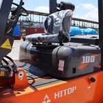 Diesel Forklift Manufacturer - Warehousing Equipment 10 Ton Heavy Duty CPCD100 with 3m Lifting Height Container with Dual Front Tyres