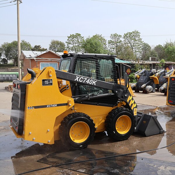 Skid Steer Loader Manufacturer - Skid-steer XC740K Minicargador 1ton Mini Backhoe
