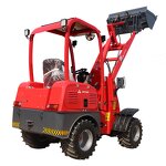 Electric Wheel Loader Manufacturer - Full Electric Mini Articulated 0.6 Ton 0.8 Ton 1 Ton 5 Ton CE 4WD China for Agriculture