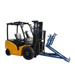 Forklift Attachment Manufacturer - HITOP Paper Roll Clamp Tyre Bale Clamp Drum Block Clamp Rotator Hinged Broke Handler