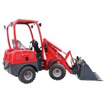 Electric Wheel Loader Manufacturer - Hitop Cheap Price Small Compact Garden 400kg 600kg 800kg 1000kg Small Lithium Battery Mini
