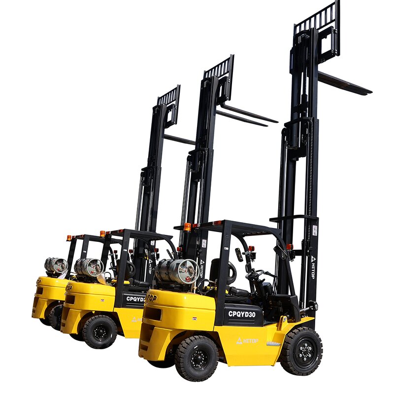 LPG Gas Forklift Manufacturer - Reliable 3 Ton 3.5 Ton 5 Ton Best Price EPA Eur5 Engine Triplex Mast Side Shifter