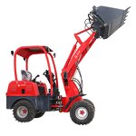 Electric Wheel Loader Manufacturer - Hitop Cheap Price Small Compact Garden 400kg 600kg 800kg 1000kg Small Lithium Battery Mini