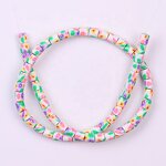 Polymer Clay Beads Manufacturer - 6x6mm Cylindrical Beaded Strand Loose Beads for Jewelry Making