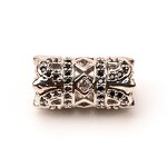 Cylindrical Engraving Copper Micro Pave Jewelry Beads Manufacturer - Diy Handmade Jewelry Accessories Charm Spacer Beads for DIY Jewelry Making