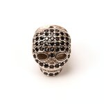 Cubic Zirconia Skull Charm Manufacturer - Brass Jewelry Making Jewelry Beads and Charms Spacers for Jewelry Making