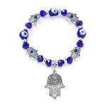 Fashion Bracelet Manufacturer - Devil's Eyes Beaded Charms Elastic Rope for Men and Women
