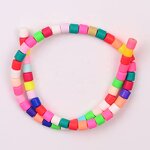 Polymer Clay Beads Manufacturer - 6x6mm Cylindrical Beaded Strand Loose Beads for Jewelry Making