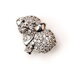 Cz Paved Spacer Beads Manufacturer - Piggy Shape Cz Paved Diy Spacer Beads for Charm Bracelets Making DIY