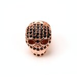 Cubic Zirconia Skull Charm Manufacturer - Brass Jewelry Making Jewelry Beads and Charms Spacers for Jewelry Making