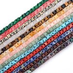 Natural Stone Beads Manufacturer - 8x8mm Irregular Loose Stone Beads Strand for Jewelry Making