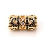 Cylindrical Engraving Copper Micro Pave Jewelry Beads Manufacturer - Diy Handmade Jewelry Accessories Charm Spacer Beads for DIY Jewelry Making