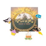 Halloween Bracelet Manufacturer - Ghost Face Human Skeleton Araneid Drop Oil Alloy Charms Lobster Clasp