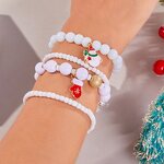 Christmas Acrylic Bracelet Manufacturer - Alloy Charms Polymer Clay for Ladies