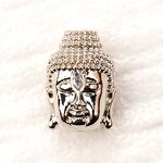 AAA CZ Spacer Beads Manufacturer - Buddha Head Shape Micro Pave Diy Beads for Diy Jewelry Making