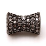 Micro Cz Zircon Spacer Beads Manufacturer - Brass Gold Plated Jewelry Cz Spacer Beads for Jewelry Making DIY