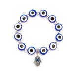 Fashion Bracelet Manufacturer - Devil's Eyes Beaded Charms Elastic Rope for Men and Women