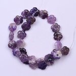 Natural Stone Beads Manufacturer - 14mm Flower Shape Spacer Irregular Loose Beads for Jewelry Making
