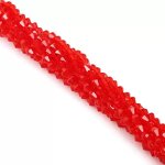 Crystal Beads Manufacturer - 3mm Rhombus Faceted High Quality Glass Beads Loose Beads for Jewelry Making