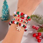 Christmas Acrylic Bracelet Manufacturer - Alloy Charms Polymer Clay for Ladies