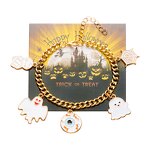 Halloween Bracelet Manufacturer - Ghost Face Human Skeleton Araneid Drop Oil Alloy Charms Lobster Clasp